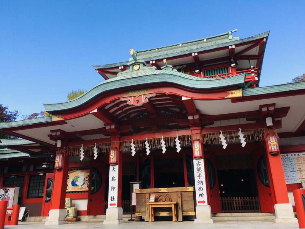 神社の写真